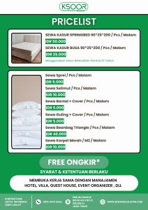 Harga Sewa Kasur