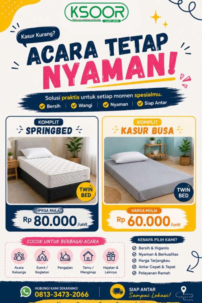 sewa kasur terdekat