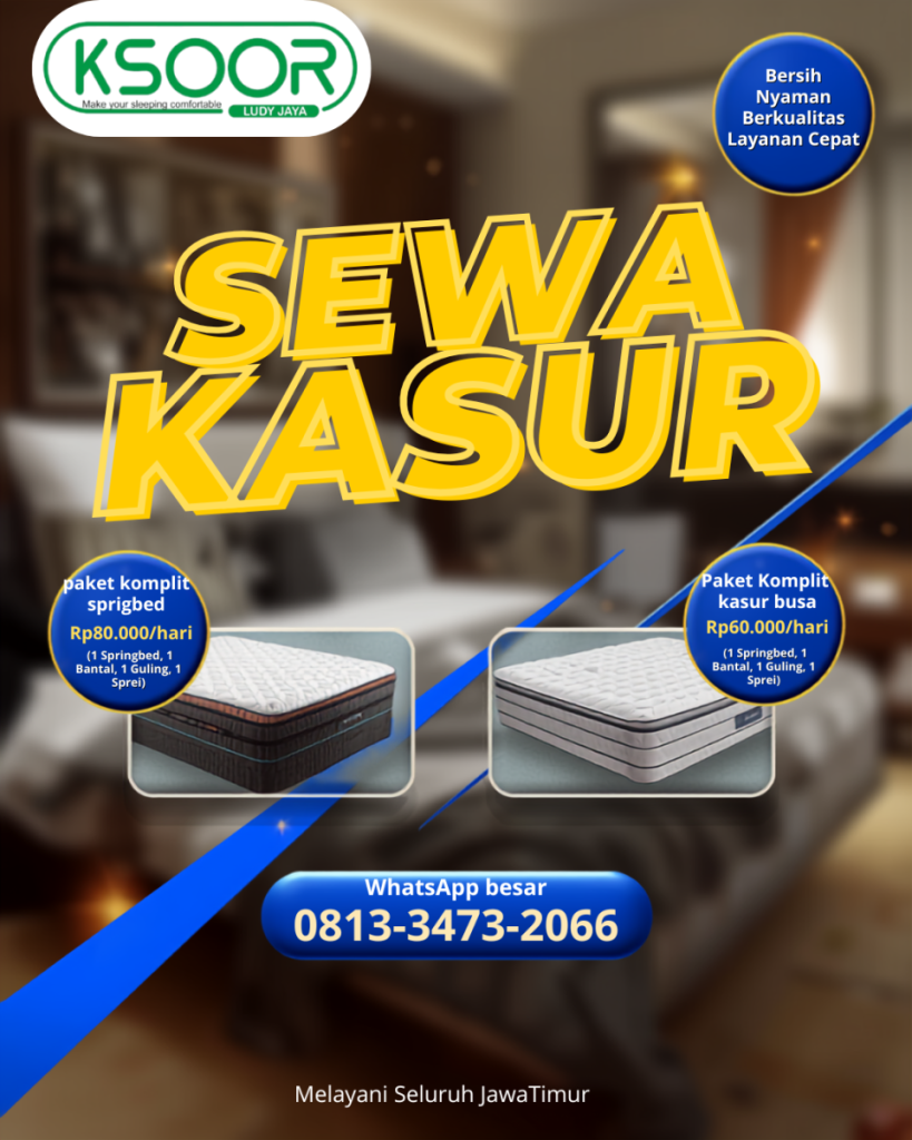 sewa kasur terdekat nyaman aman murah
