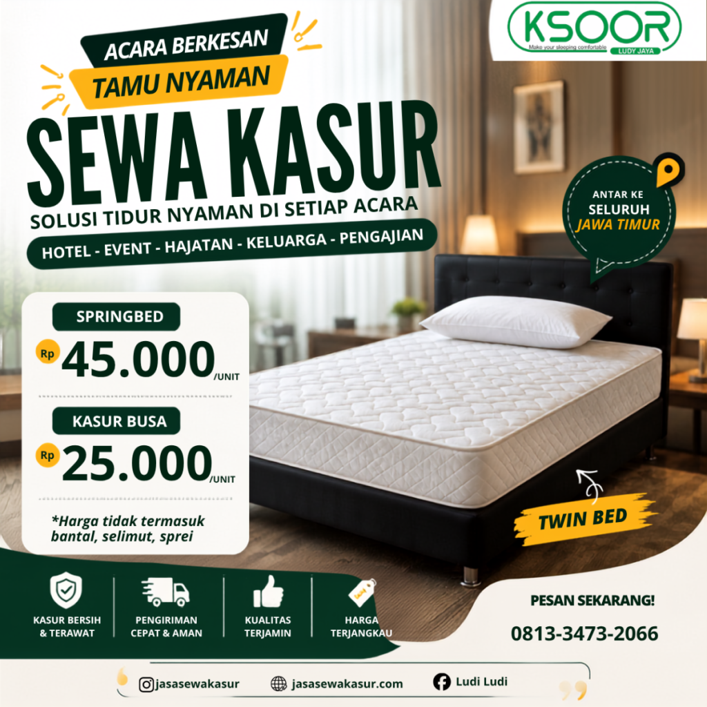 sewa kasur murah di jombang