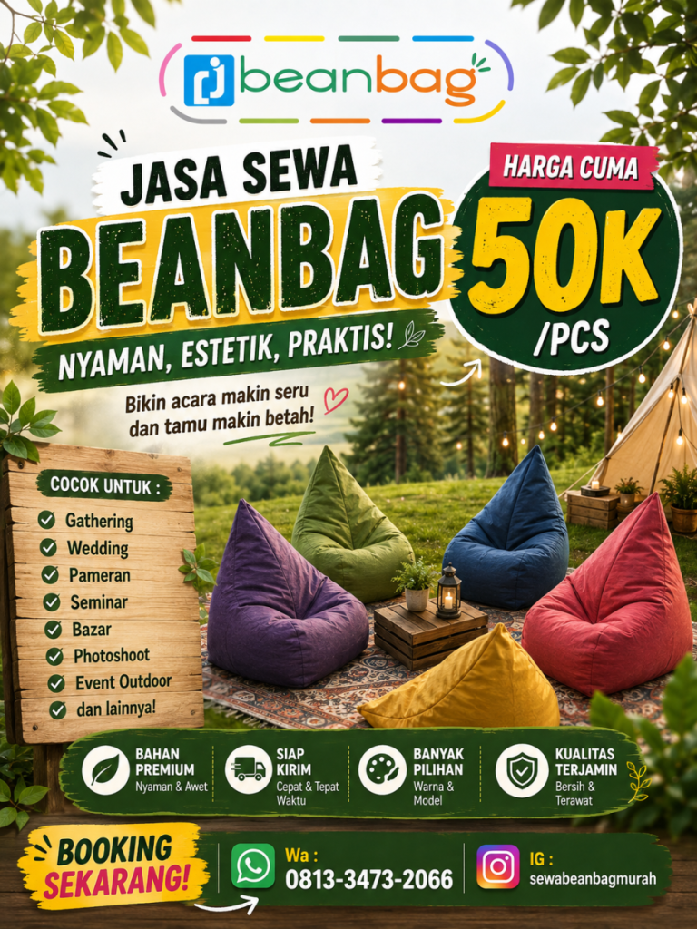Jasa Sewa Beanbag Murah di Batu Malang