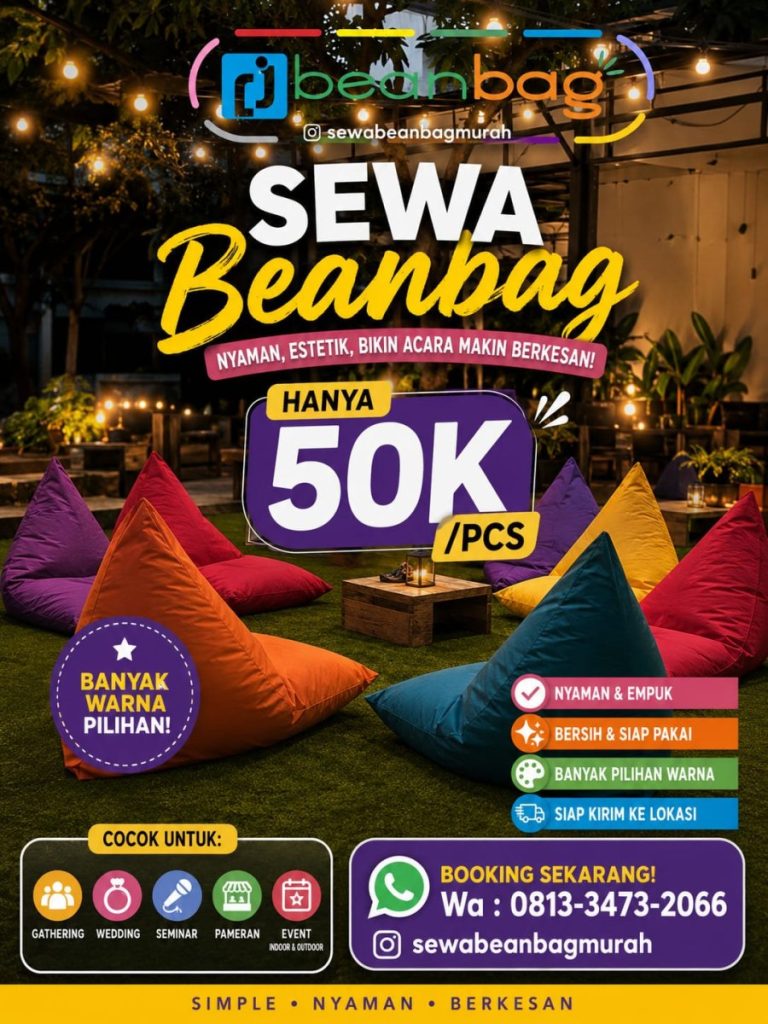 Sewa Beanbag Murah dan Terjangkau di Lawang Malang!