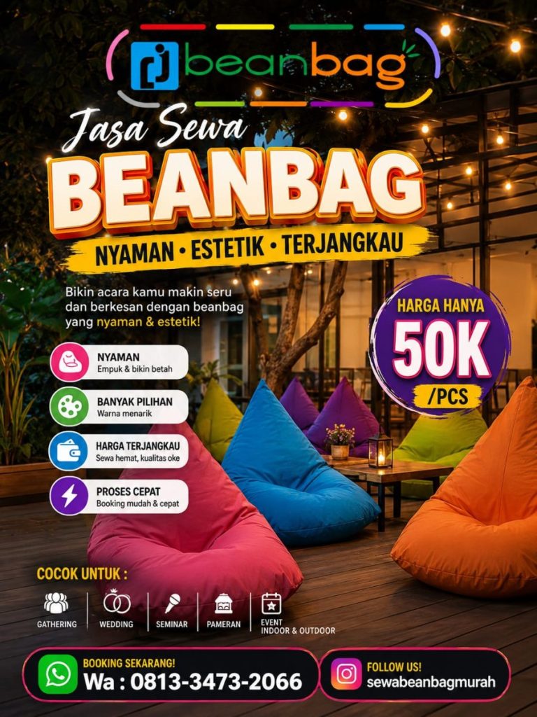 Jasa Sewa Beanbag Terpercaya Dan Termurah Di Karangploso
