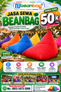 Jasa Sewa Beanbag Terpercaya Di Bululawang Malang