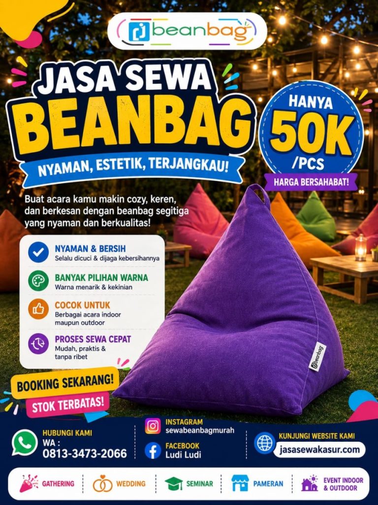 Jasa Sewa Beanbag Terpercaya DiDau Malang