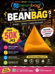 Sewa Beanbag Batu Termurah