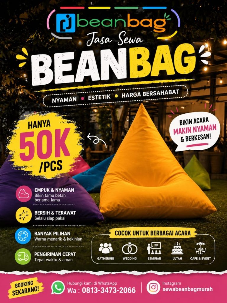 Sewa Beanbag Batu Termurah