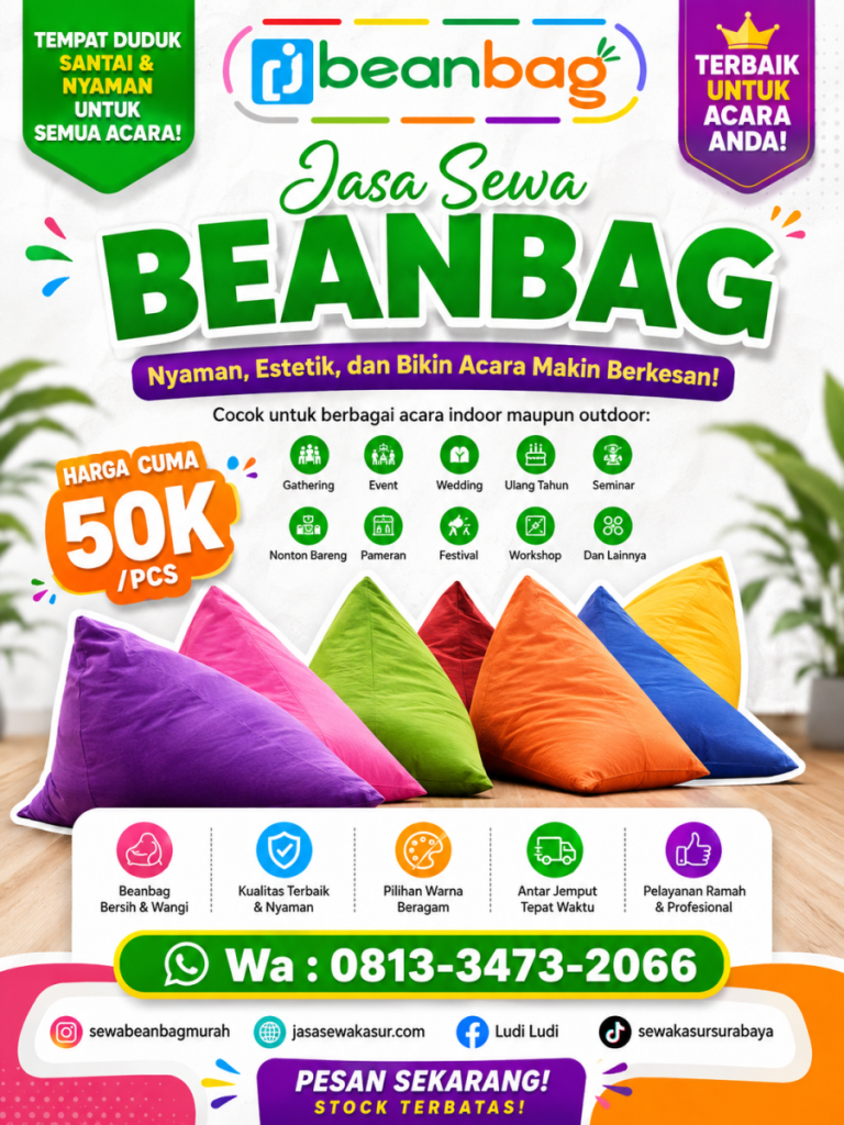 Jasa Sewa Beanbag Murah Di Tumpang Malang