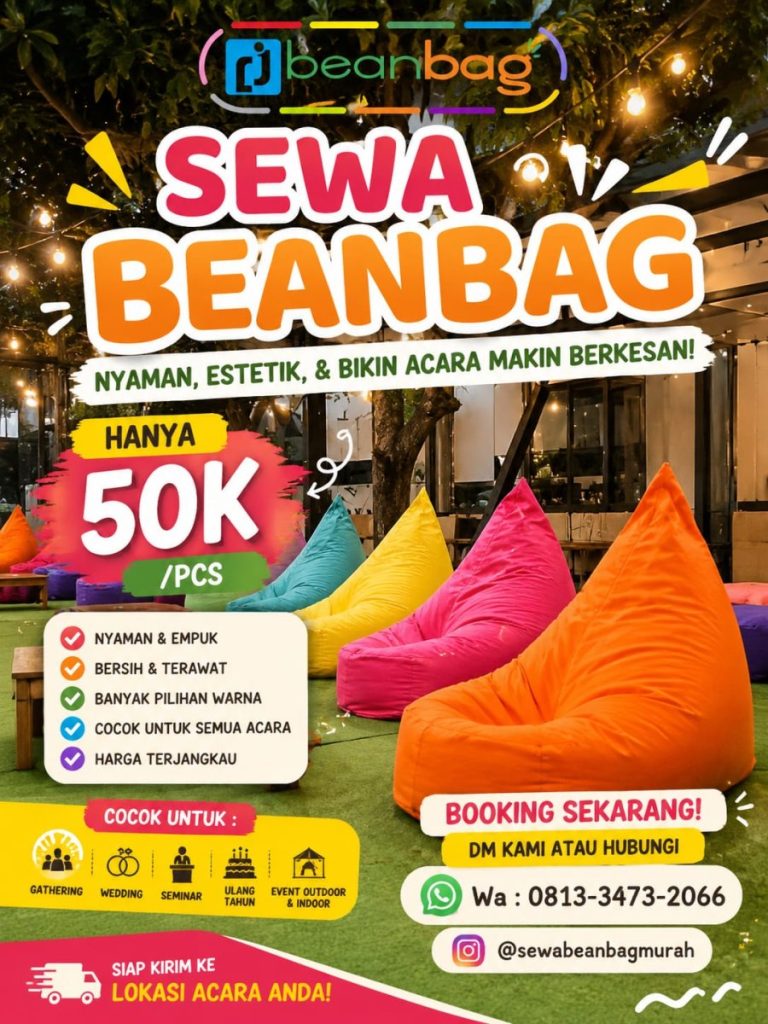 Jasa Sewa Beanbag Terbaik Dan Termurah Di Batu Malang