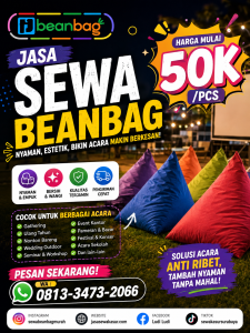 Jasa Sewa Beanbag Terpercaya Di Poncokusumo Malang