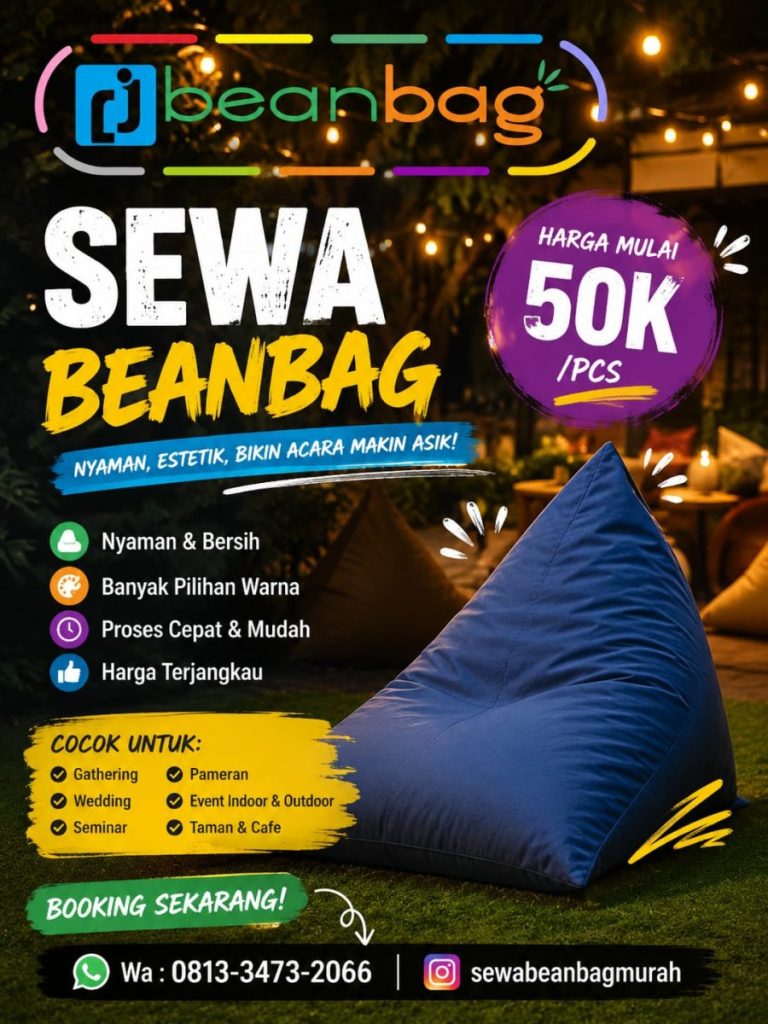 Jasa Sewa Beanbag Murah Dan Terpercaya Di Pujon Malang