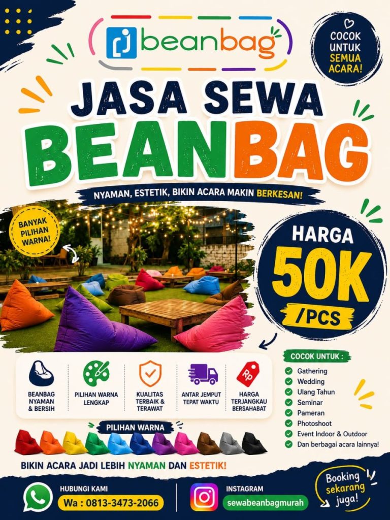 Jasa Sewa Beanbag Terpercaya Dan Termurah Di Batu Malang