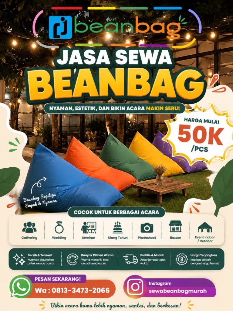 Jasa Sewa Beanbag di Batu Malang-Bikin Event Naik Level