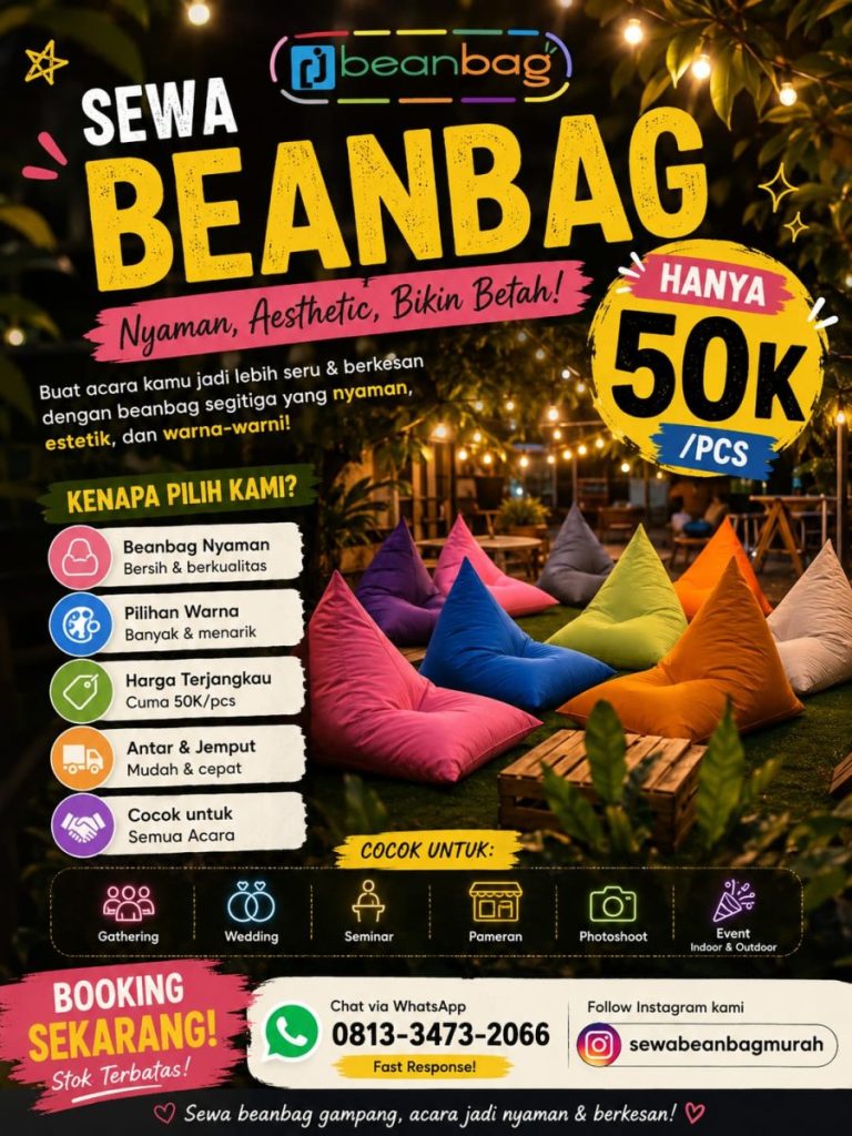 Jasa Sewa Beanbag di Batu Malang