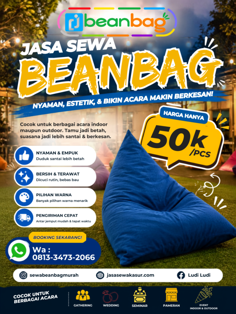 Jasa Sewa Beanbag Termurah Di Pakisaji Malang