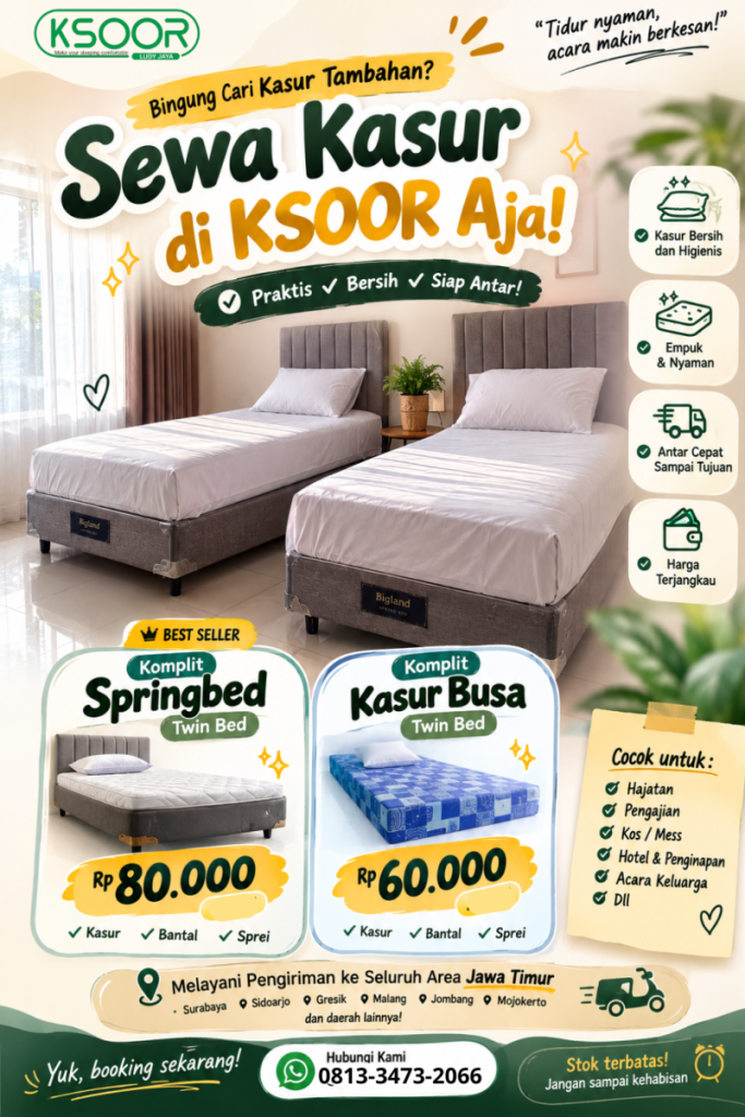 sewa kasur jombang