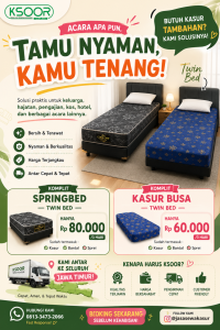 sewa kasur jombang