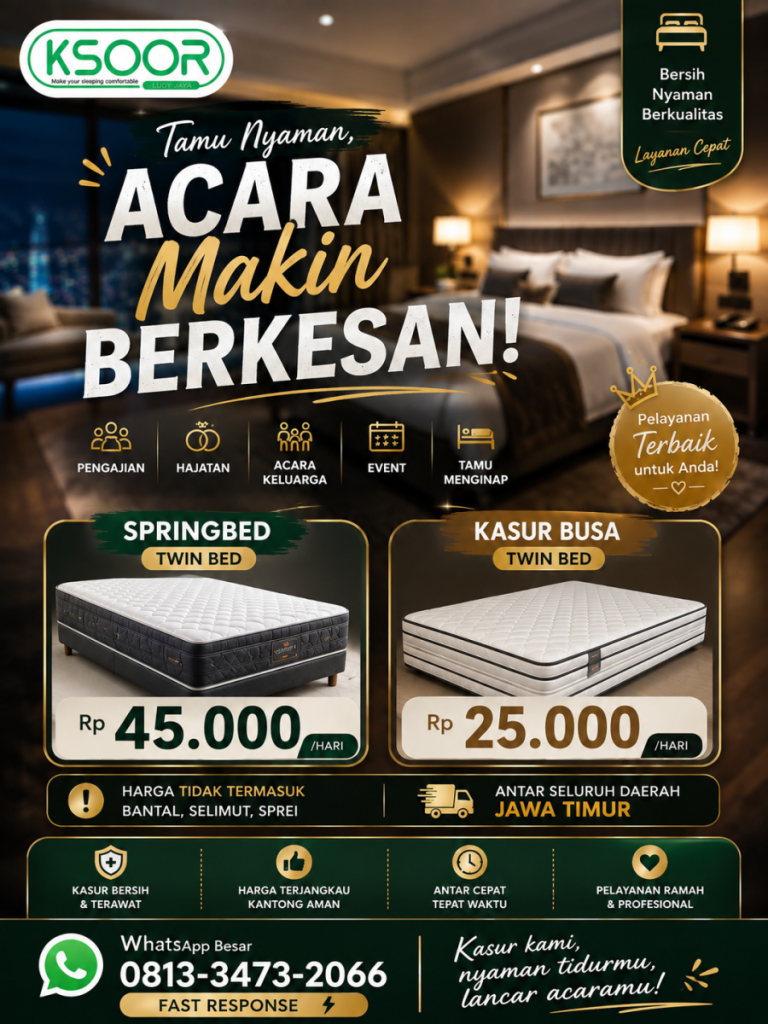 sewa kasur murah di peterongan jombang
