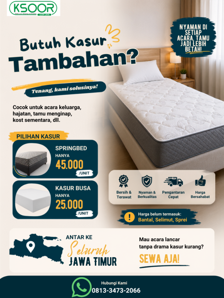 sewa kasur murah di ngusikan jombang
