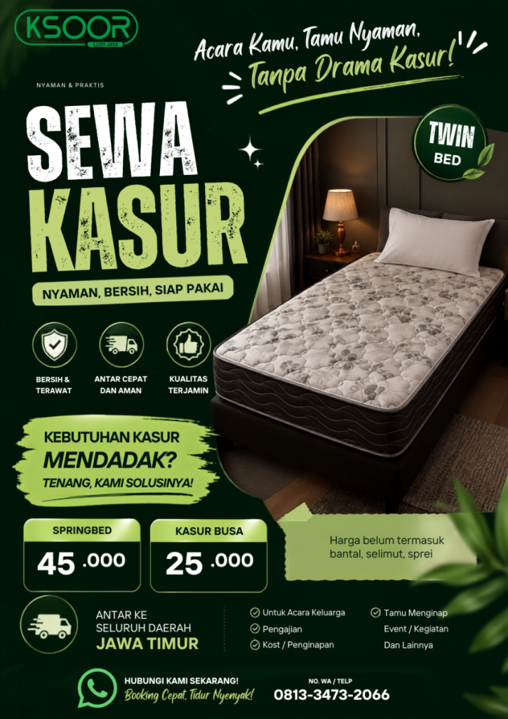 sewa kasur murah di jombang