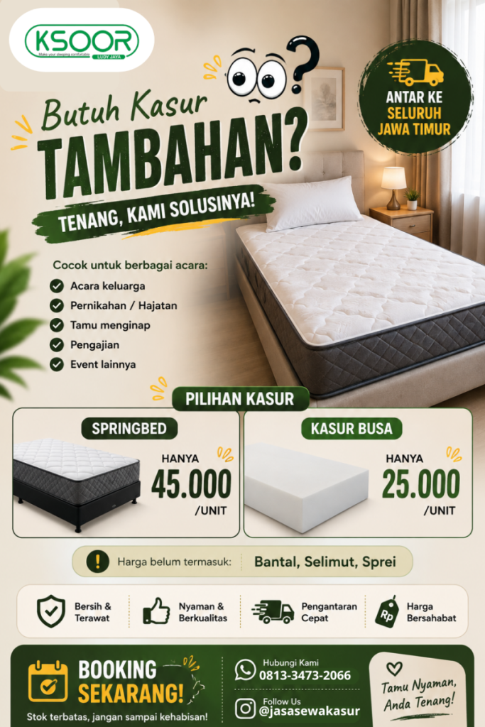 Sewa Kasur Murah di Jombang