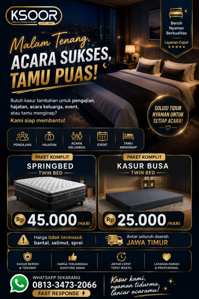 sewa kasur murah di peterongan jombang