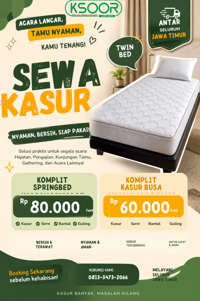 sewa kasur peterongan