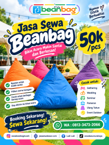 Jasa Sewa Beanbag Termurah di Wagir Malang