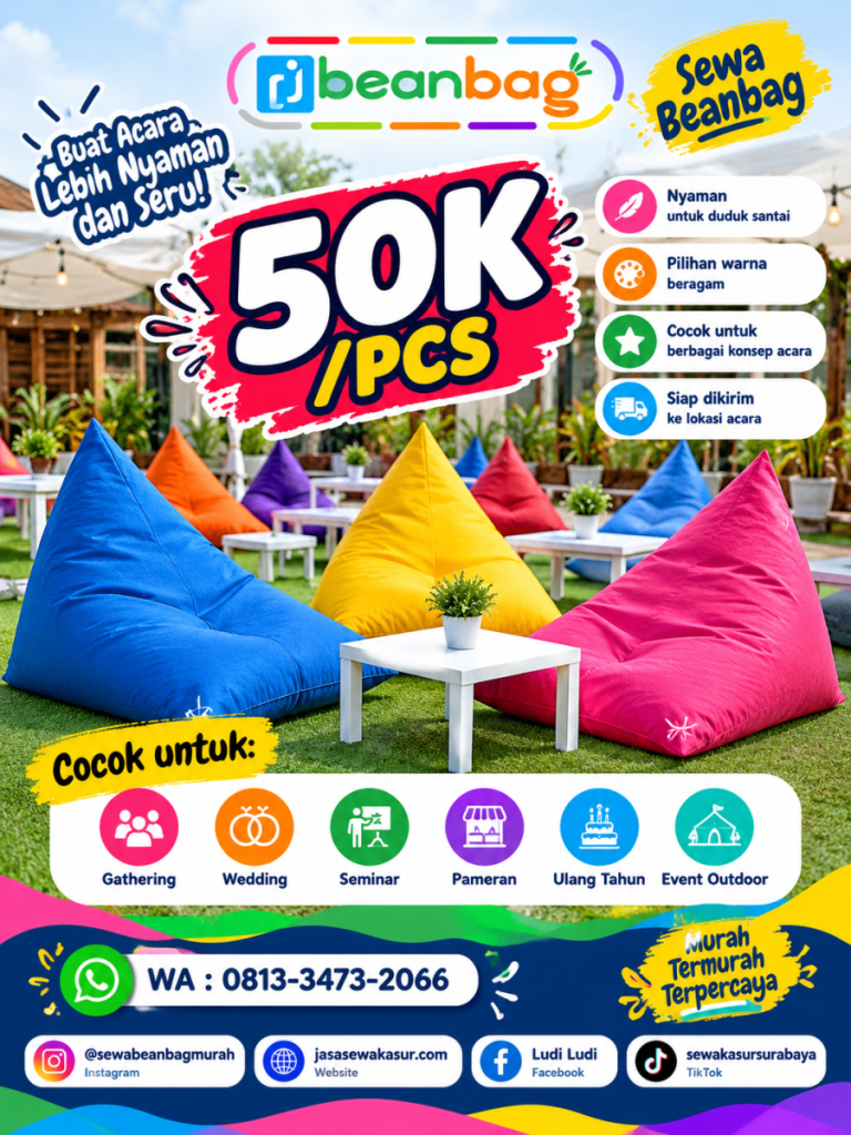 Jasa Sewa Beanbag Terdekat di Ngantang Malang