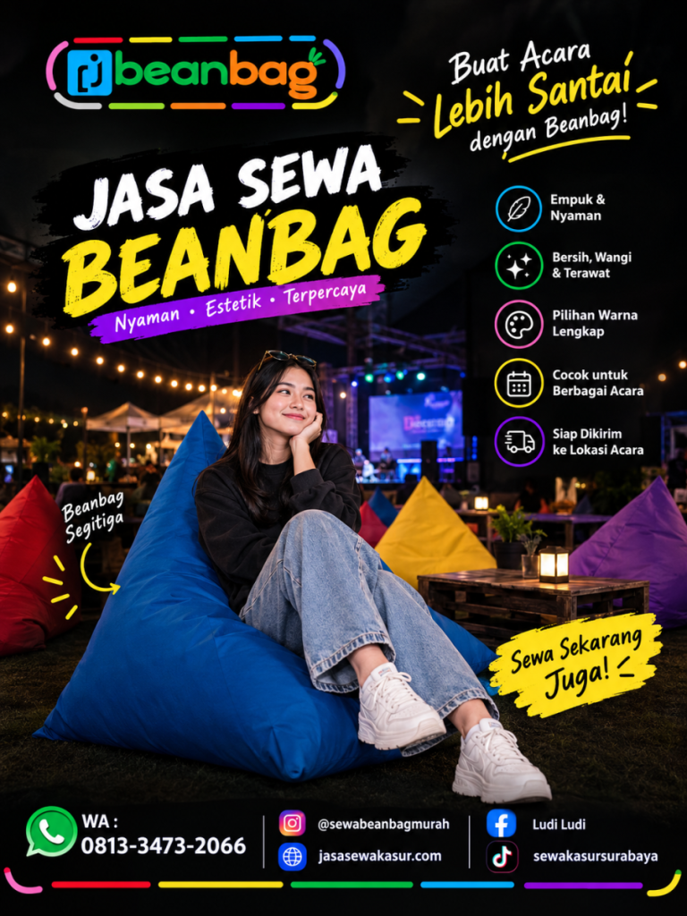 Jasa Sewa Beanbag Terpercaya di Songgon Banyuwangi