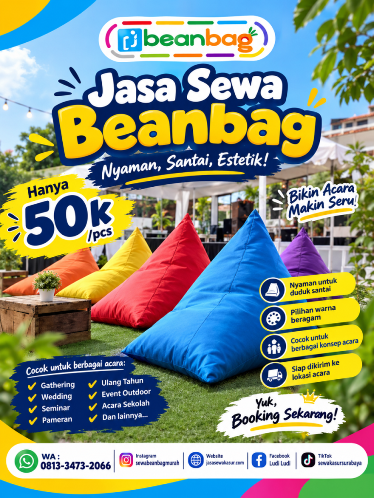 Jasa Sewa Beanbag Terdekat di Wajak Malang