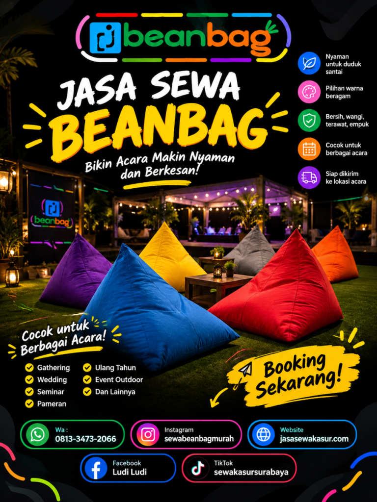 Jasa Sewa Beanbag Termurah di Wongsorejo Banyuwangi