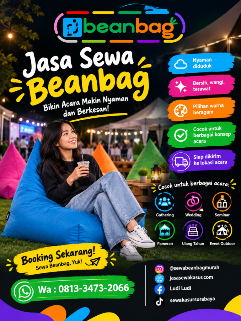 Jasa Sewa Beanbag Terbaik di Genteng Banyuwangi