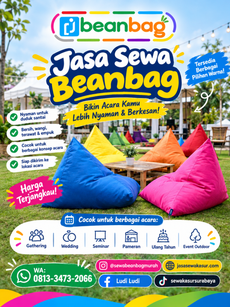Jasa Sewa Beanbag Terdekat di Bangorejo Banyuwangi