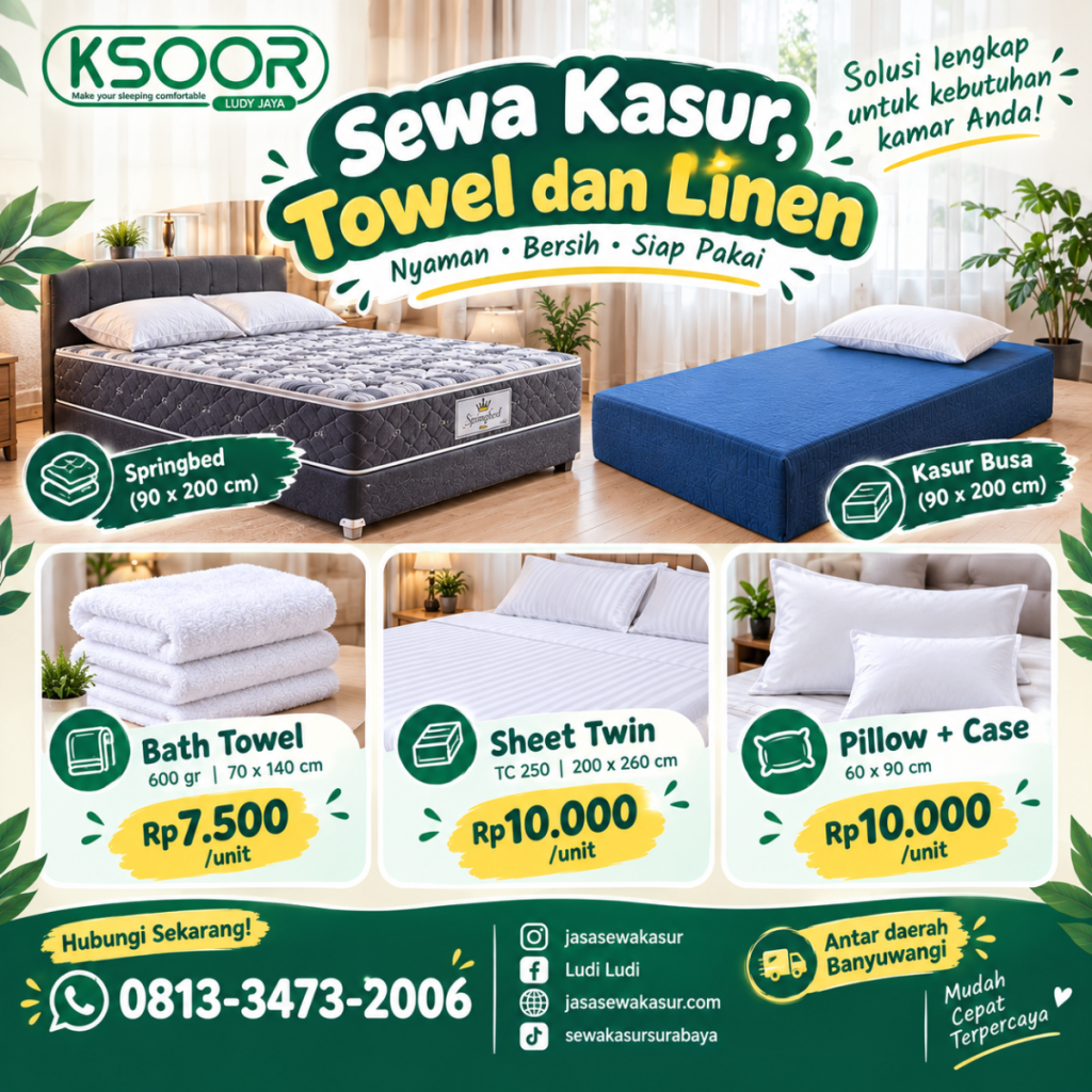 sewa kasur murah di banyuwangi