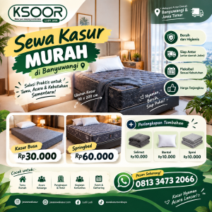 sewa kasur murah di banyuwangi