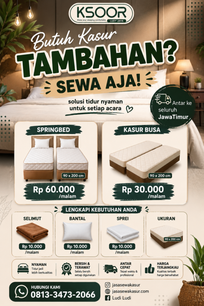 sewa kasur murah di banyuwawngi
