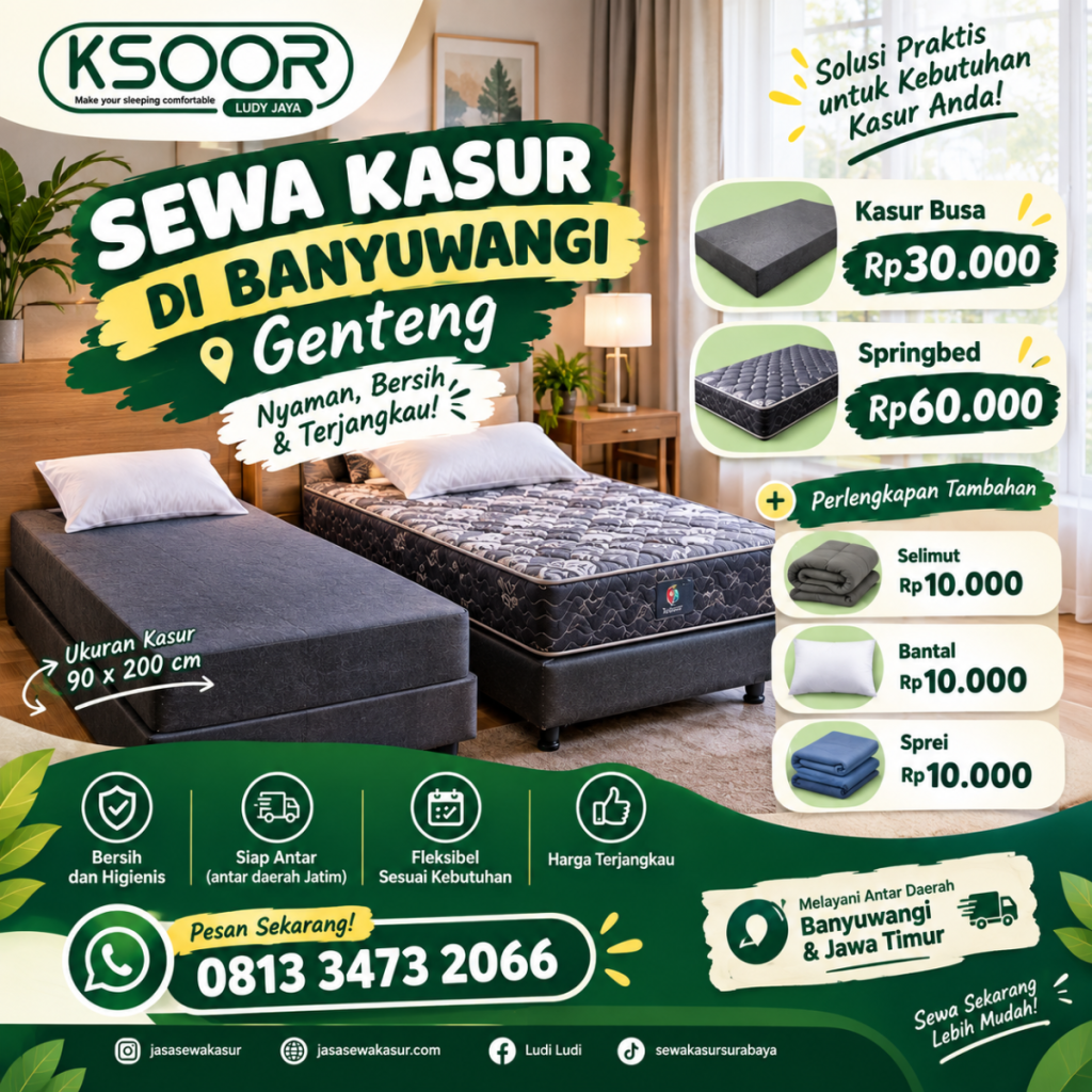sewa kasur murah di surabaya