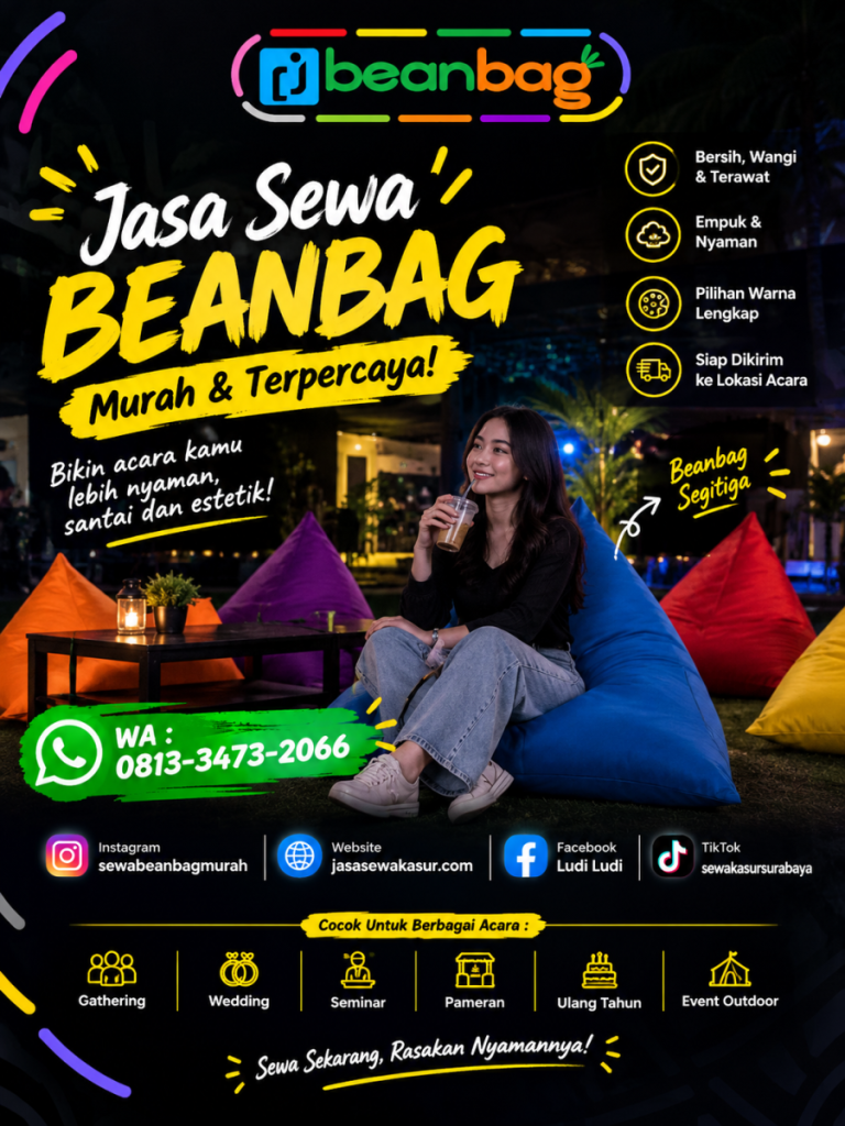 Jasa Sewa Beanbag Termurah di Kabat Banyuwangi