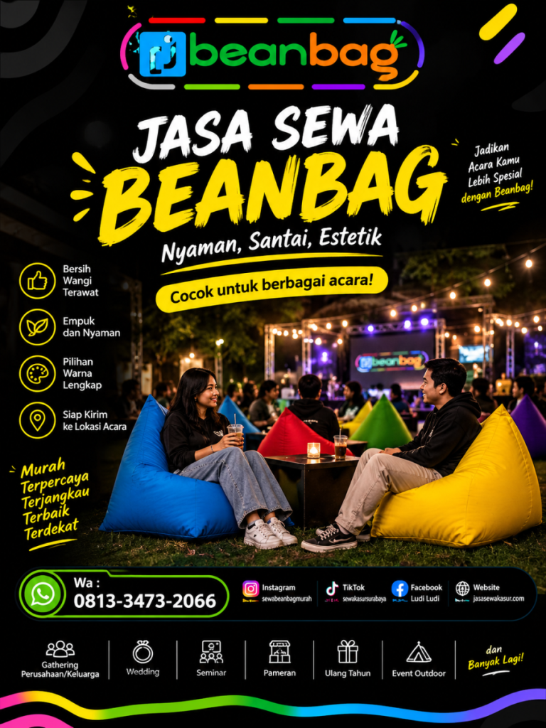 Jasa Sewa Beanbag Termurah di Kalipuro Banyuwangi