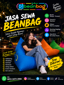 Jasa Sewa Beanbag Termurah di Giri Banyuwangi