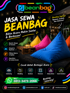 Jasa Sewa Beanbag Terpercaya di Singojuruh Banyuwangi
