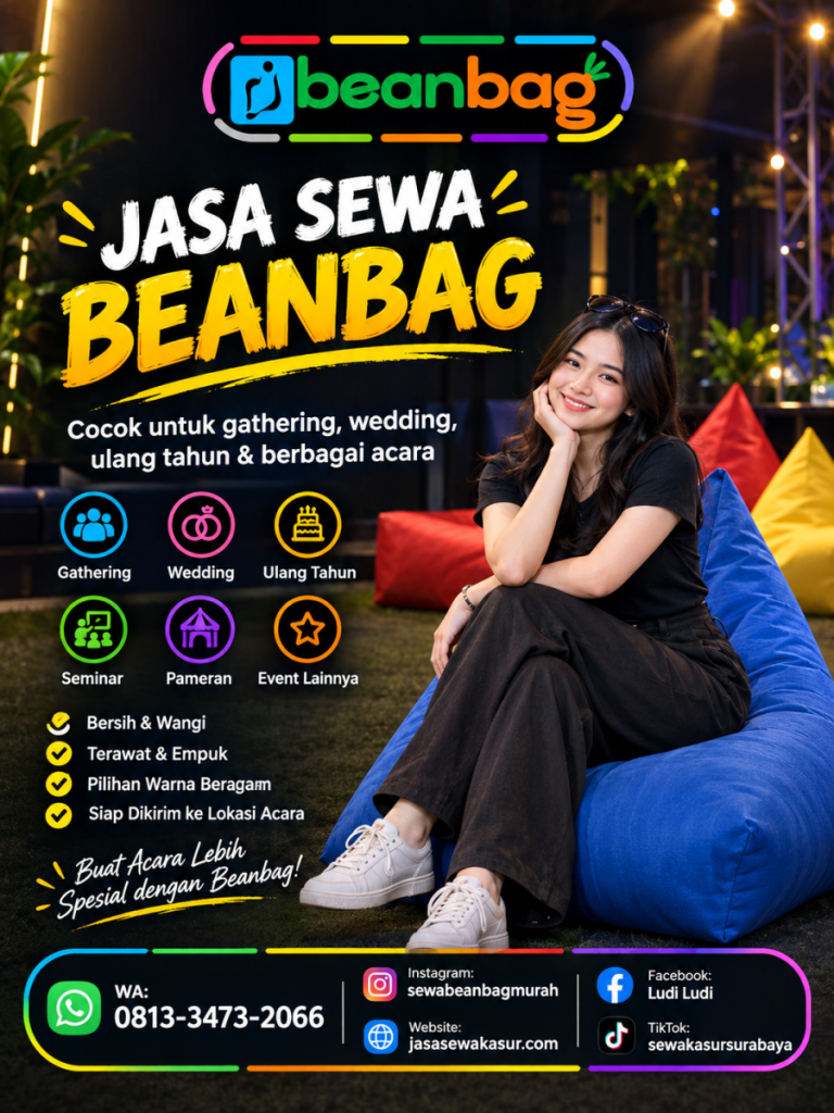 Jasa Sewa Beanbag Terdekat di Semboro Jember
