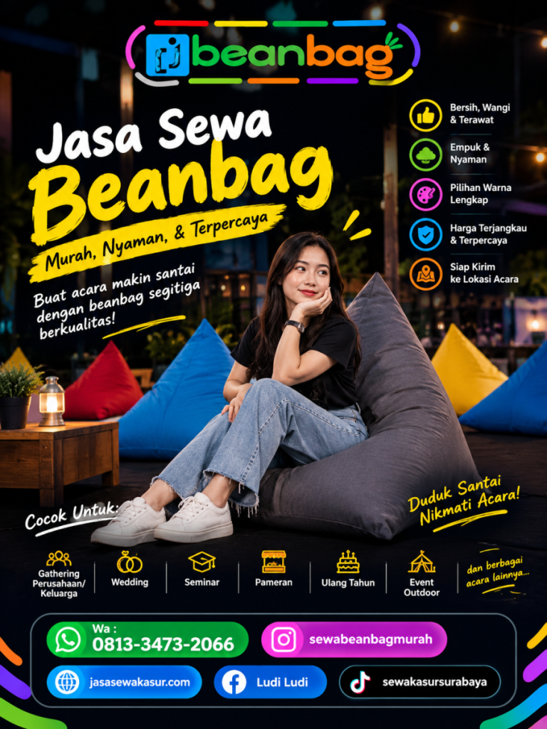 Jasa Sewa Beanbag Tempurejo Jember Termurah