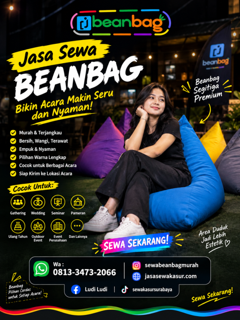 Jasa Sewa Beanbag Sumberjambe Jember Termurah