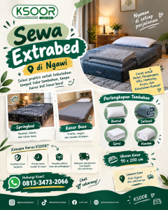 sewa extrabed murah di ngawi