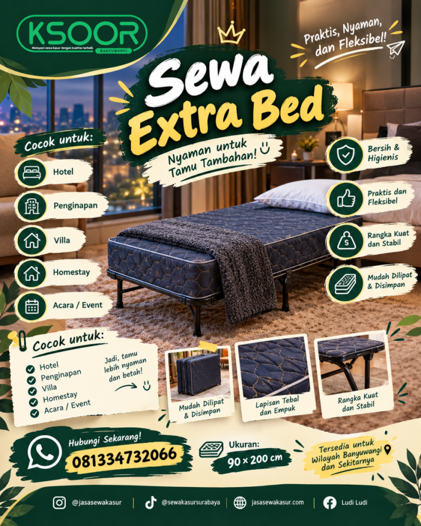 sewa extrabed banyuwangi