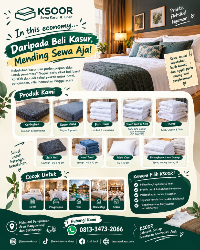 Sewa kasur Murah di kabat banyuwangi
