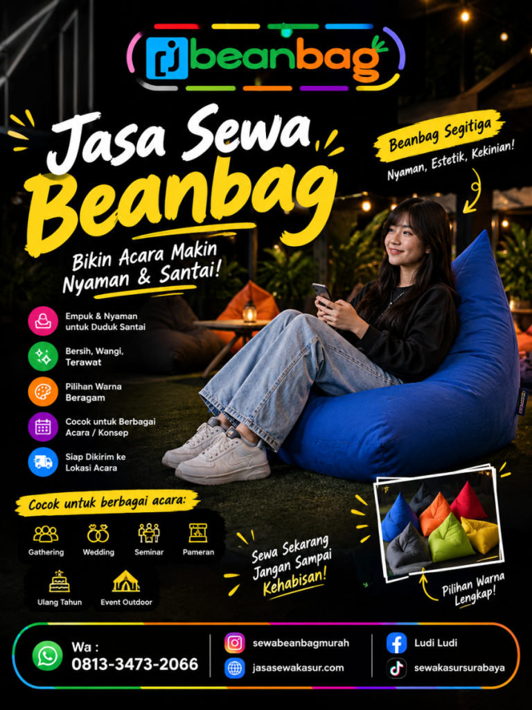 Jasa Sewa Beanbag Termurah di Sempu Banyuwangi