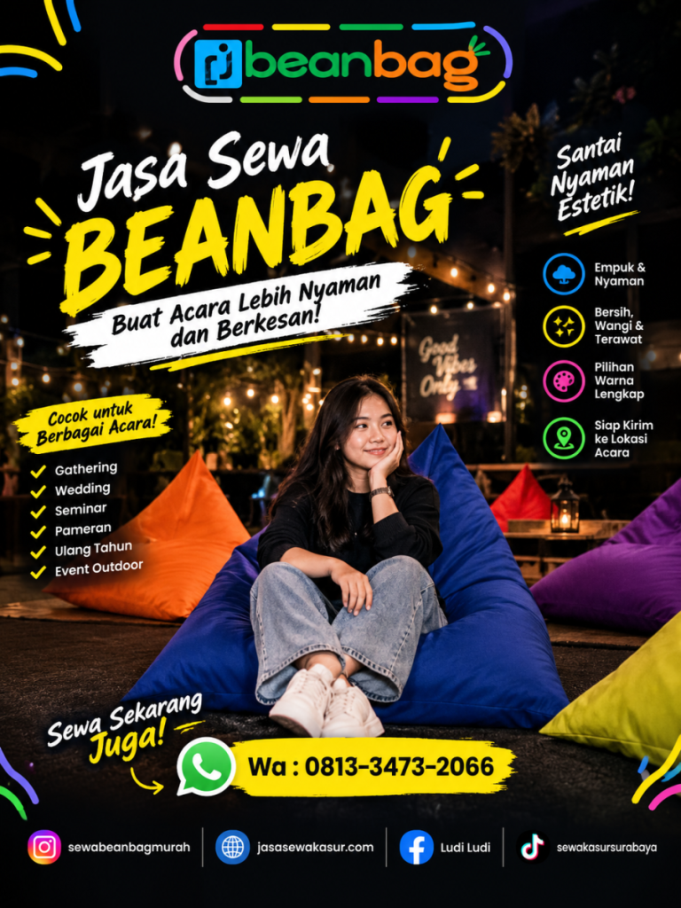 Jasa Sewa Beanbag di Rogojampi Banyuwangi